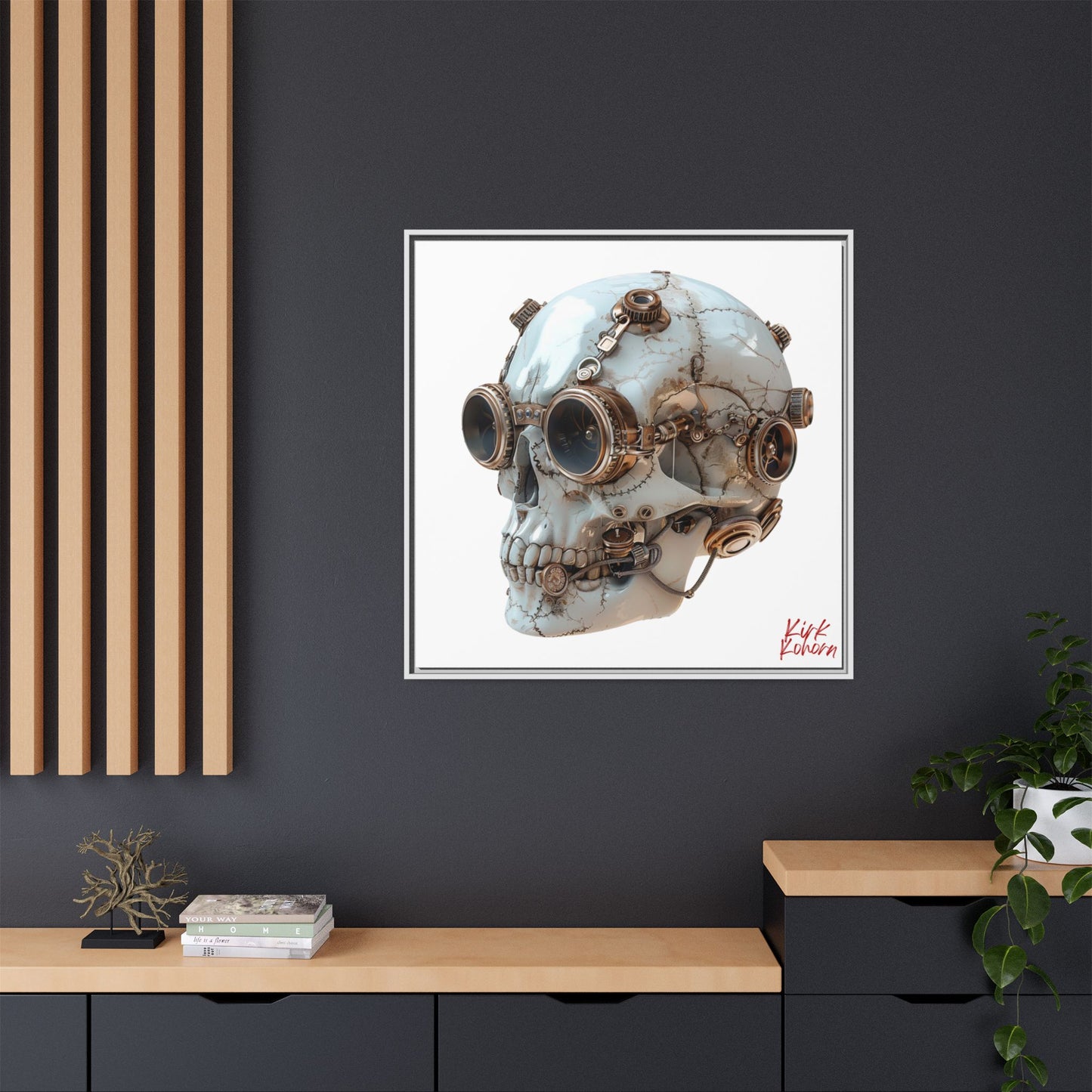 ClockworkCranium #1500 Canvas Print | Modern Wall Decor