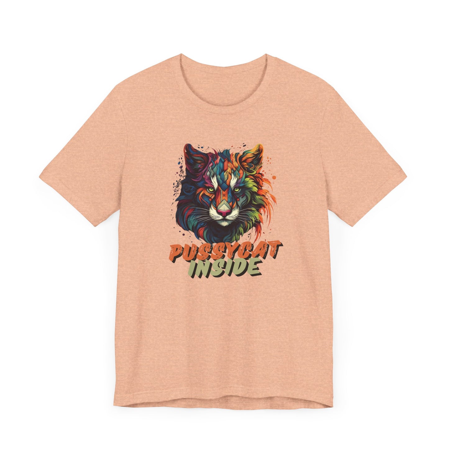 ArtWorks! Pussycat Inside Women Jersey Short Sleeve Tees in 5 Colours | Also in Hoodies